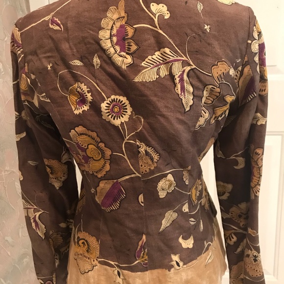 Etro floral linen jacket perfect for spring - Picture 4 of 6
